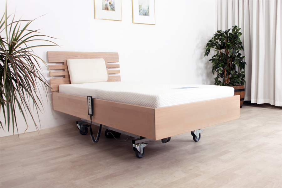 Forest Premium 1 persoons massief beuken hooglaagbedden. 90, 100,120 en 140 breed.